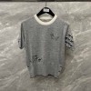 톰브라운 THOMBROWNE 여성 라운드 니트 반팔