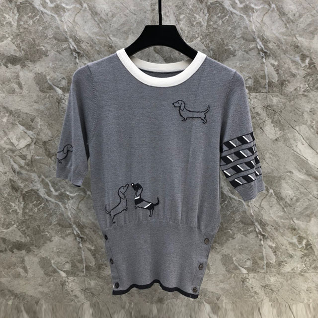 톰브라운 THOMBROWNE 여성 니트 반팔