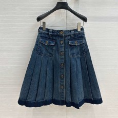 미우미우 MIUMIU 여성 데님 스커트