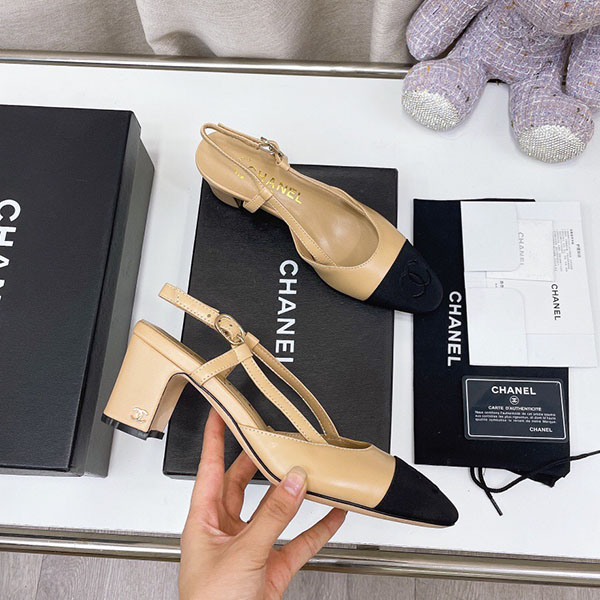 샤넬 CHANEL 여성 투톤 슬링백