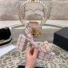 샤넬 CHANEL 여성 트위드플렛폼 힐