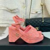 샤넬 CHANEL 여성 플렛폼 샌들