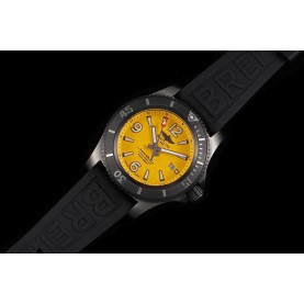 [BREITLING-브라이틀링] 슈퍼오션 옐로우 러버밴드 46mm