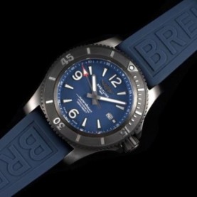 [BREITLING-브라이틀링] 슈퍼오션 블루 러버밴드 46mm
