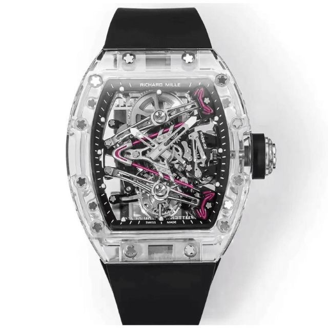 [Richard Mille-리차드 밀] RM 38-02  41mm 투르비용 부바 왓슨 화이트 크리스탈 케이스