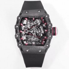 [Richard Mille-리차드밀] RM 38-02 41mm 투르비용 부바 왓슨 블랙 카본 케이스
