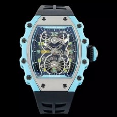 [Richard Mille-리차드밀] RM21-02 43mm 뚜르비용 에어로다인 블랙 러버밴드