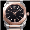 [BULGARI-불가리] Octoma 옥토 18k로즈골드 콤비 블랙 다이얼 브레이슬릿 오토매틱 무브먼트