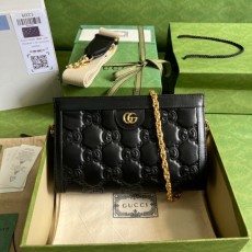 [GUCCI-구찌] GG 마몽 마틀라세 스몰 숄더백