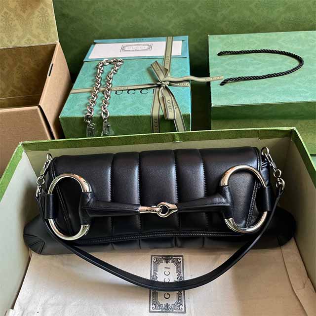 [GUCCI-구찌] 홀스빗 체인 미듐 숄더백