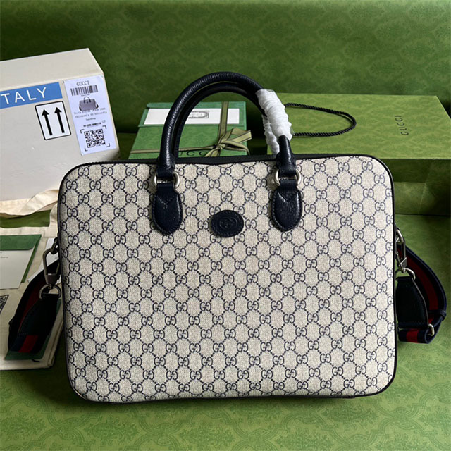 [GUCCI-구찌] 인터로킹 G 브리프케이스