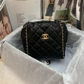 [CHANEL-샤넬] 드로우스트링 버킷백