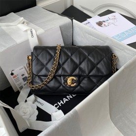 [CHANEL-샤넬] 골드메탈 플랩백