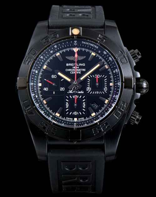[BREITLING-브라이틀링]  크로노맷44  블랙스틸 오토매틱