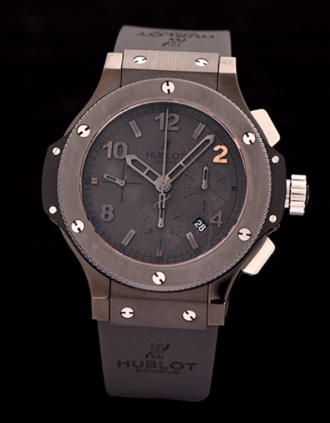 [HUBLOT-위블로] 빅뱅44  올블랙 아워글라스 템퍼스 에디션   (세라믹베젤&케이스DLC코팅)