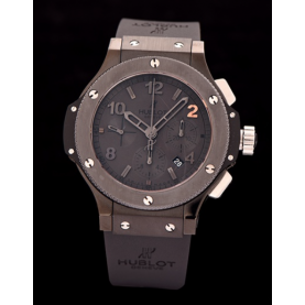 [HUBLOT-위블로] 빅뱅44  올블랙 아워글라스 템퍼스 에디션   (세라믹베젤&케이스DLC코팅)