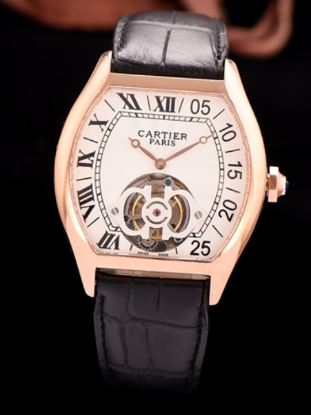 [Cartier-까르띠에] Tortue-똑뛰  Tourbillon  오토매틱