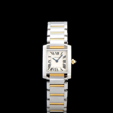 [Cartier-까르띠에] Tank Francaise-탱크  쿼츠     W51007Q4
