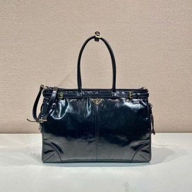 [PRADA-프라다] 라지 가죽 핸드백