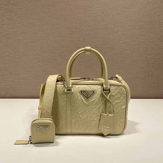 [PRADA-프라다] 앤티크 나파 탑핸들백 미듐
