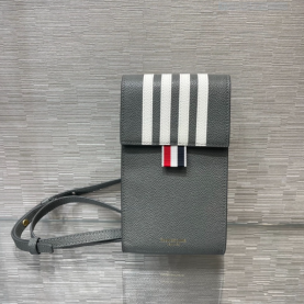 [THOM BROWNE-톰브라운] 페블 폰 홀더백