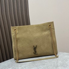 [SAINT LAURENT-생로랑] 크링클 니키 쇼핑백 미듐