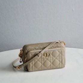 [DIOR-디올] 카로 더블 파우치 숄더백