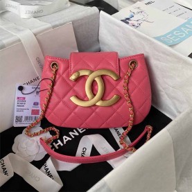 [CHANEL-샤넬] 24C CC로고 스몰 메신저 백
