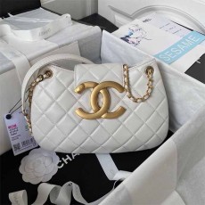 [CHANEL-샤넬] 24C CC로고 미듐 메신저 백