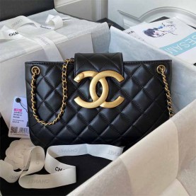 [CHANEL-샤넬] 24C 빅CC로고 쇼핑백