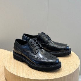 프라다 PRADA 남성 더비슈즈