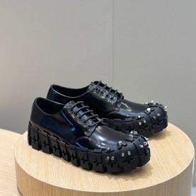 프라다 PRADA 남성 더비슈즈 클리퍼