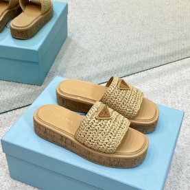 프라다 PRADA 여성 슬리퍼