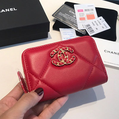 [CHANEL-샤넬] 19 코인퍼스