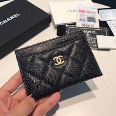 [CHANEL-샤넬] 캐비어 카드지갑