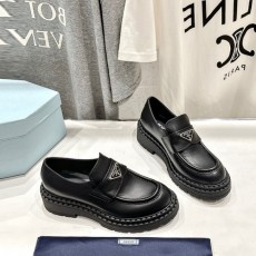 프라다 PRADA 여성 플랫폼 로퍼
