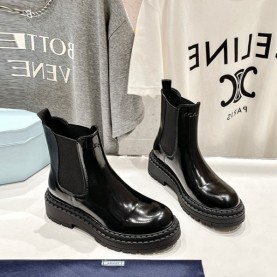프라다 PRADA 여성 첼시 부츠