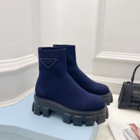 프라다 PRADA 여성 앵클 부츠