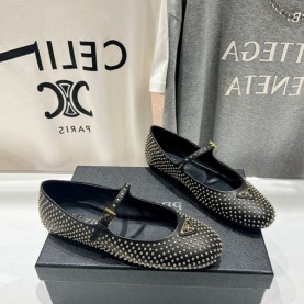 프라다 PRADA 여성 발레리나 플랫