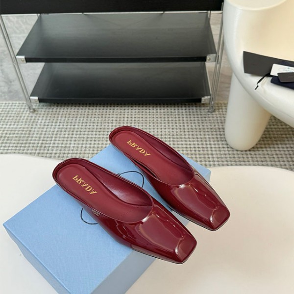 프라다 PRADA 여성 뮬