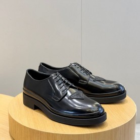 프라다 PRADA 남성 더비 슈즈
