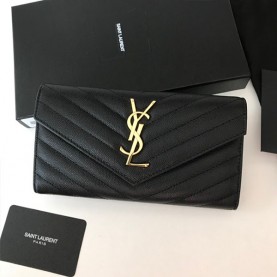[SAINT LAURENT-생로랑] 모노그램 플랩 장지갑