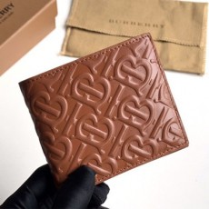 [BURBERRY-버버리] 송아지 가죽 엠보 반지갑