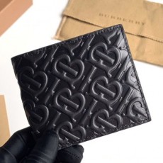 [BURBERRY-버버리] 송아지 가죽 엠보 반지갑