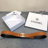 [CHANEL-샤넬] CC 로고 벨트