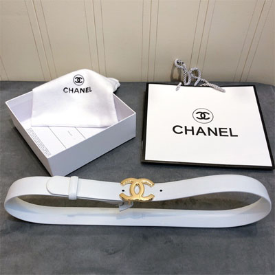 [CHANEL-샤넬] CC 로고 벨트