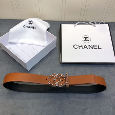 [CHANEL-샤넬] CC 로고 벨트