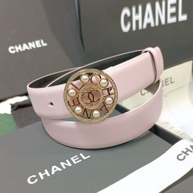 [CHANEL-샤넬] CC 로고 벨트