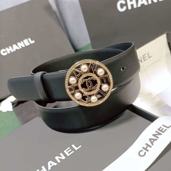 [CHANEL-샤넬] CC 로고 벨트