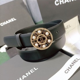 [CHANEL-샤넬] CC 로고 벨트